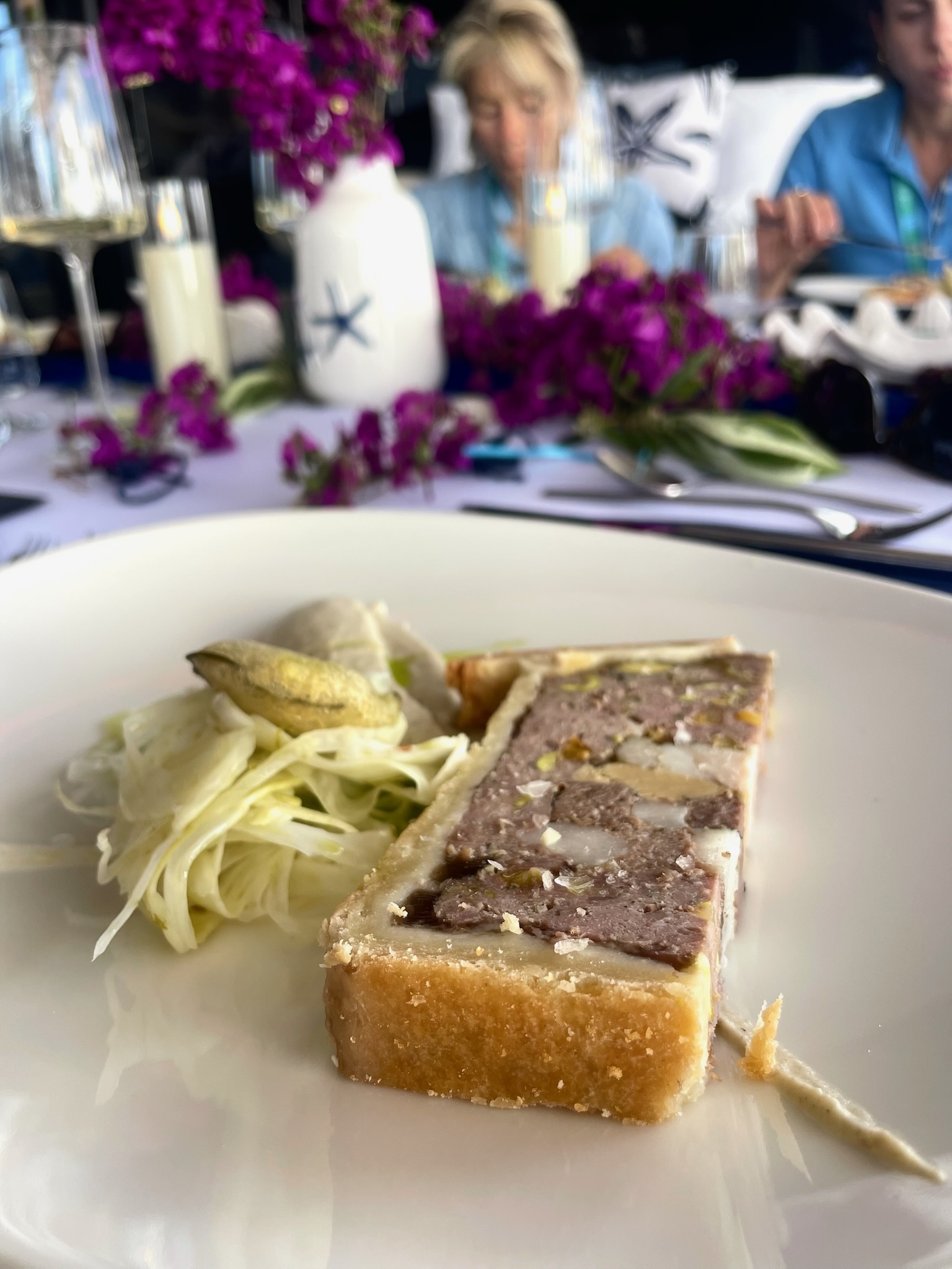 Pate en croute with shaved fennel