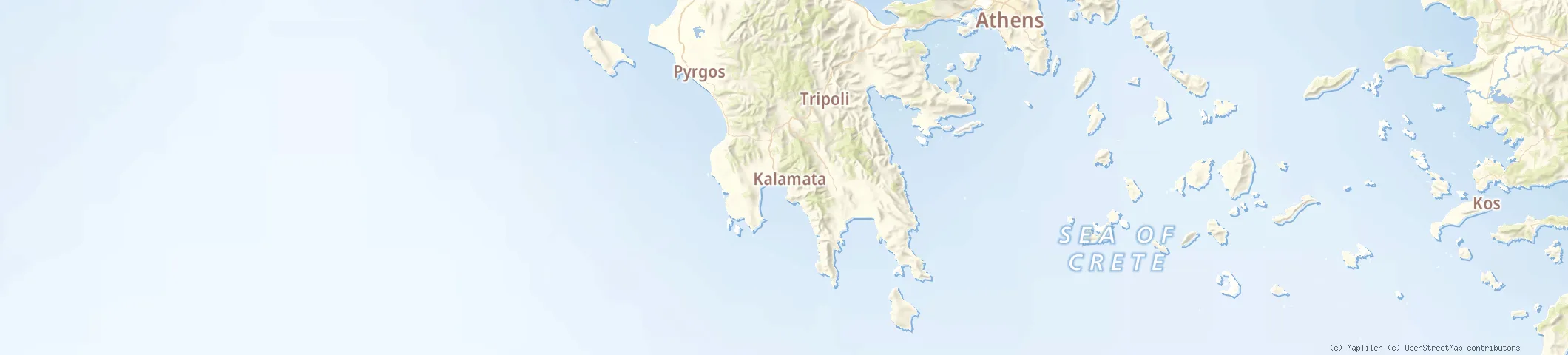 Map of Kalamata