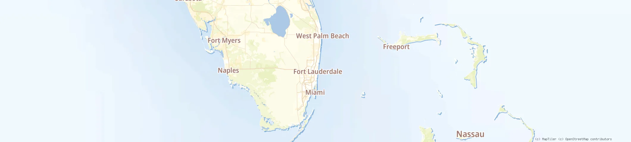 Map of Fort Lauderdale, FL