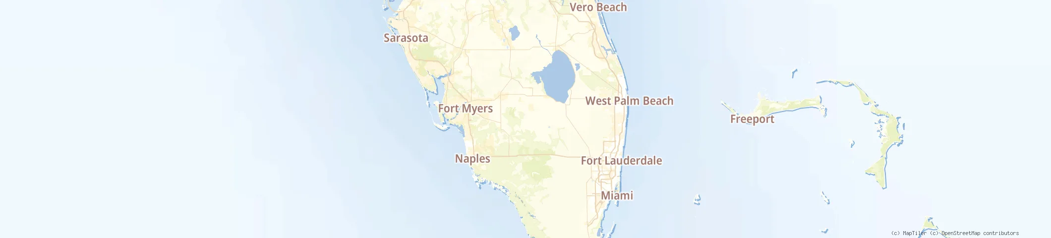 Map of South Florida