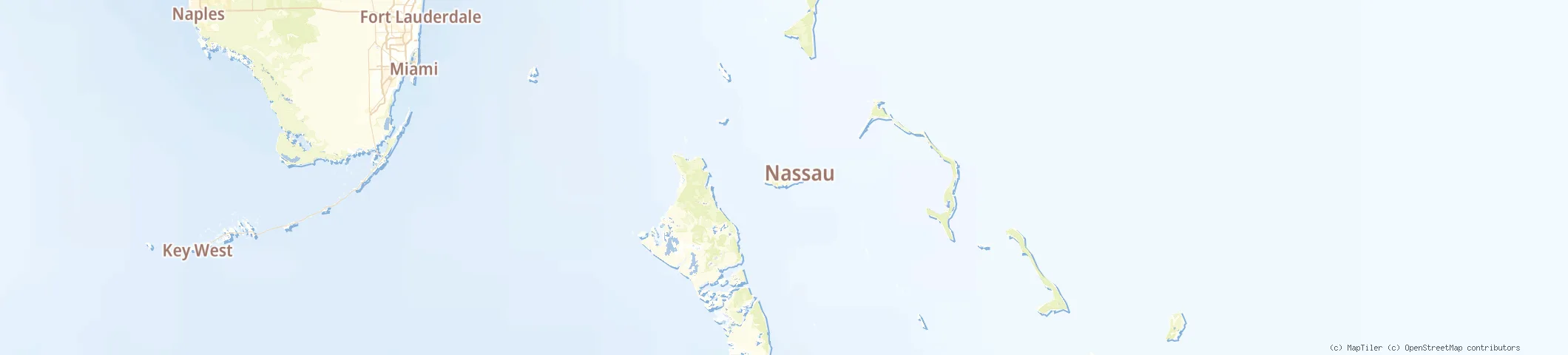 Map of Bahamas