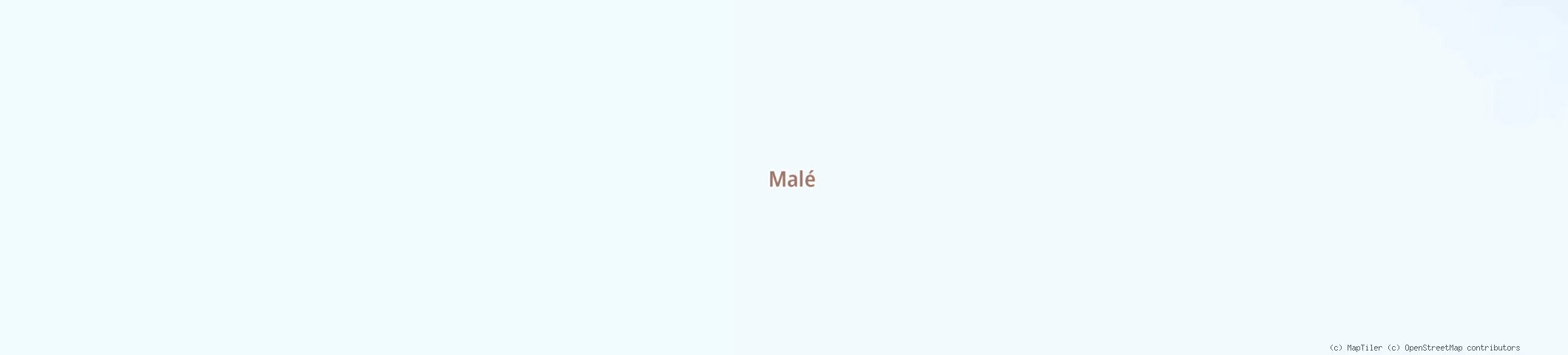 Map of Male, Maldives Islands