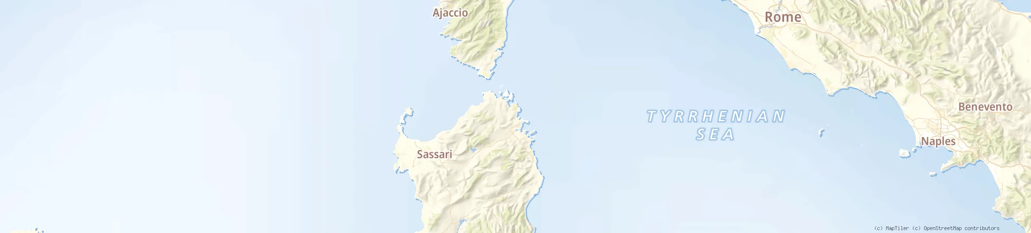 Map of Cala dei Sardi - Portisco