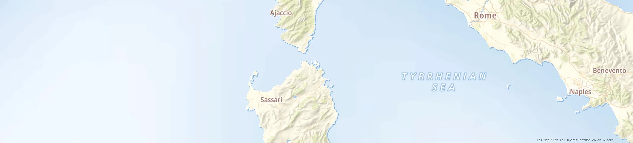 Map of Cannigione (Italy)