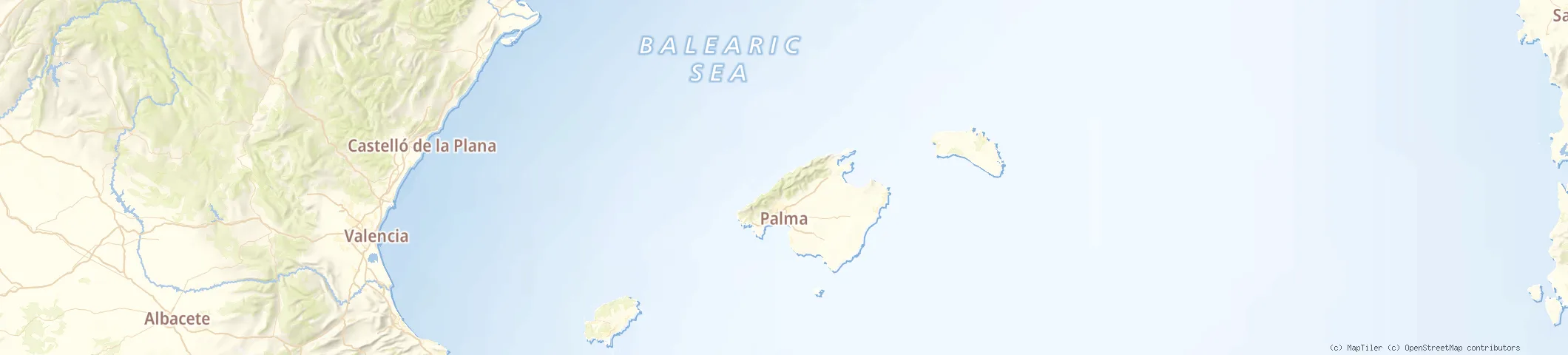 Map of Port de S&oacute;ller, Majorca