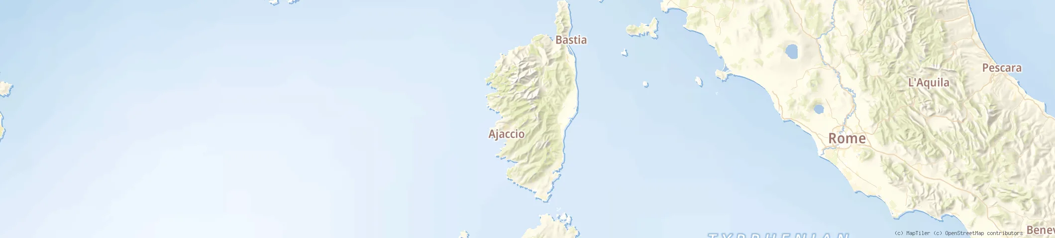 Map of CORSICA