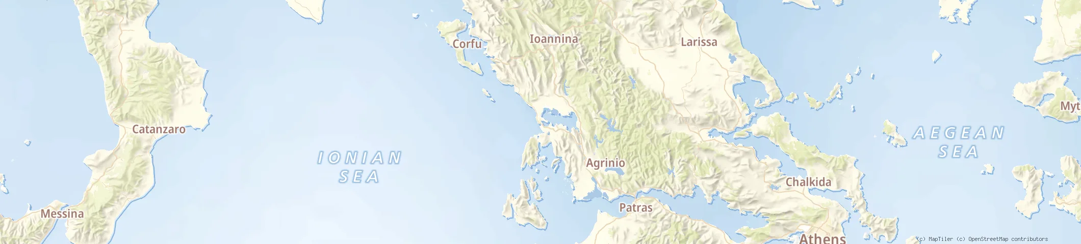 Map of Preveza-Ionian Islands