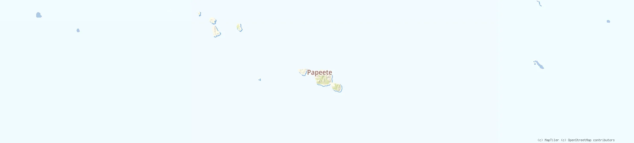 Map of Papeete