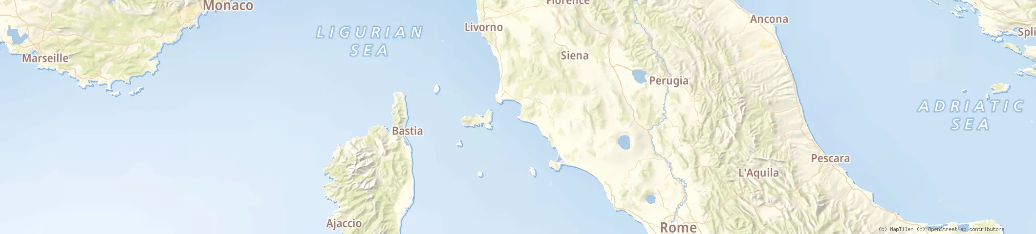 Map of Punta Ala