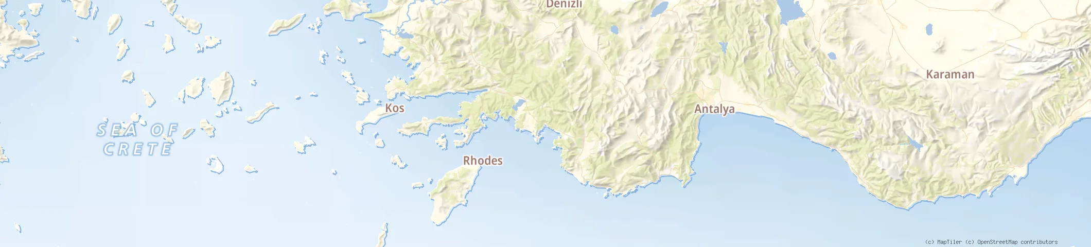 Map of GOCEK