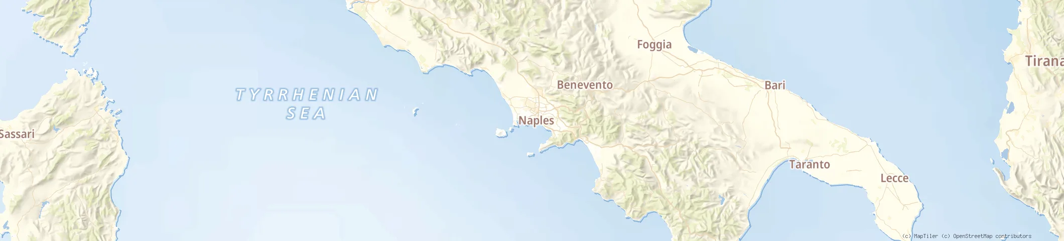 Map of NAPLES (Castel dell'Ovo)