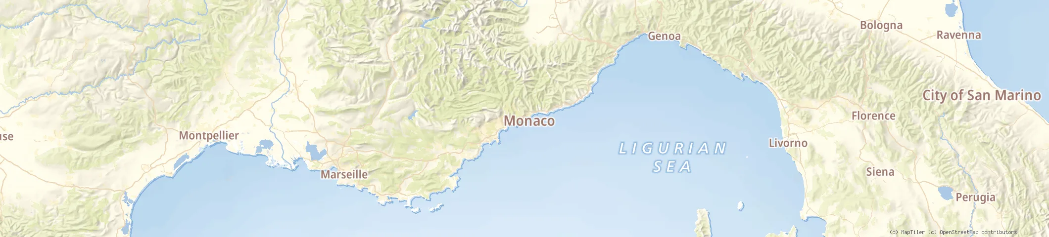 Map of Monaco