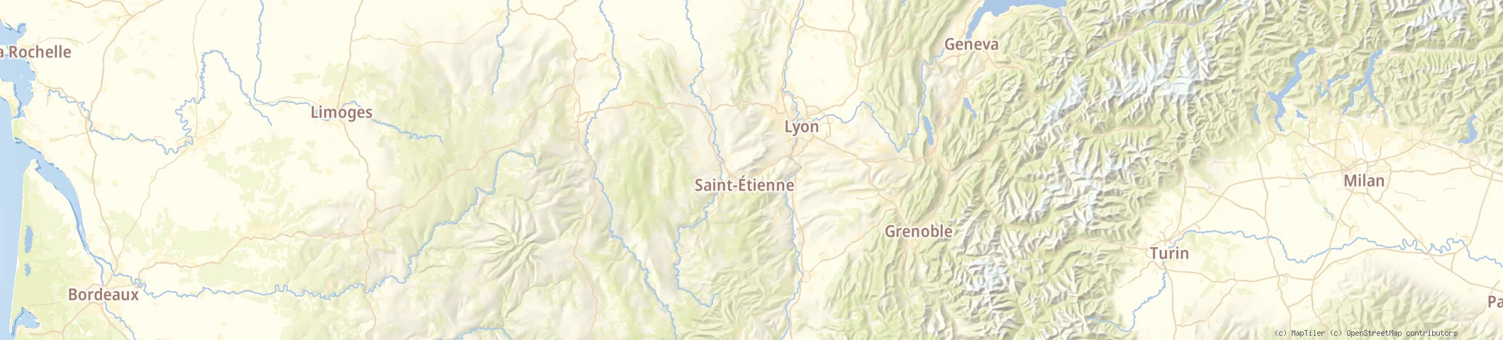 Map of South Of France