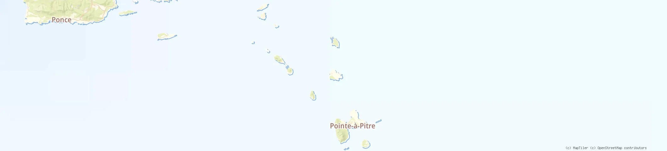Map of Antigua