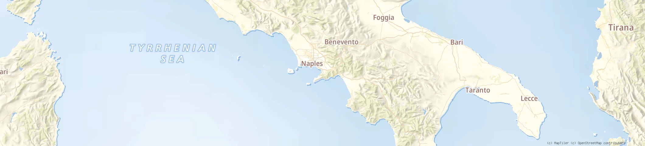 Map of Castellammare di Stabia