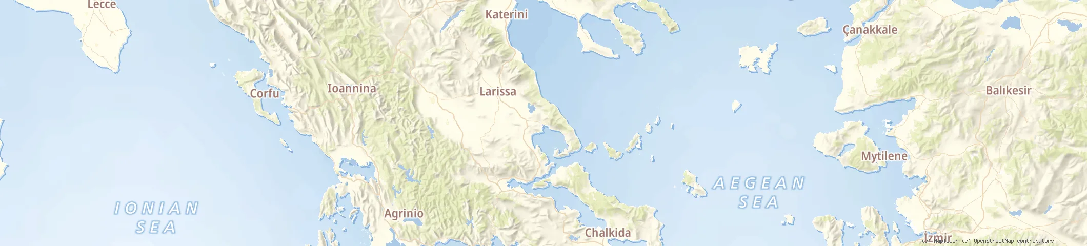 Map of Volos, Greece