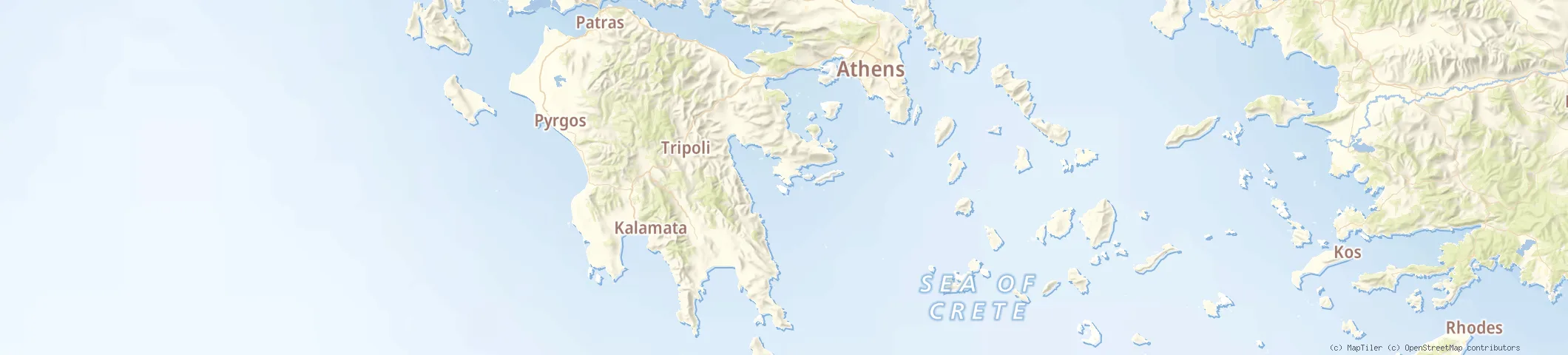 Map of Porto Heli Marina