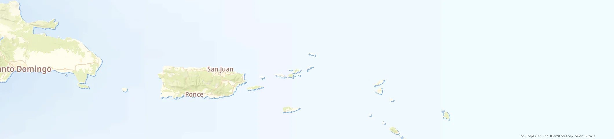Map of Virgin Gorda - Spanish Town