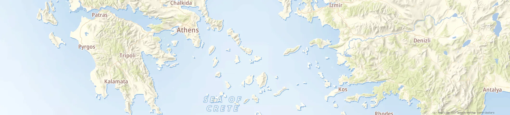 Map of Mykonos, Tourlos marina