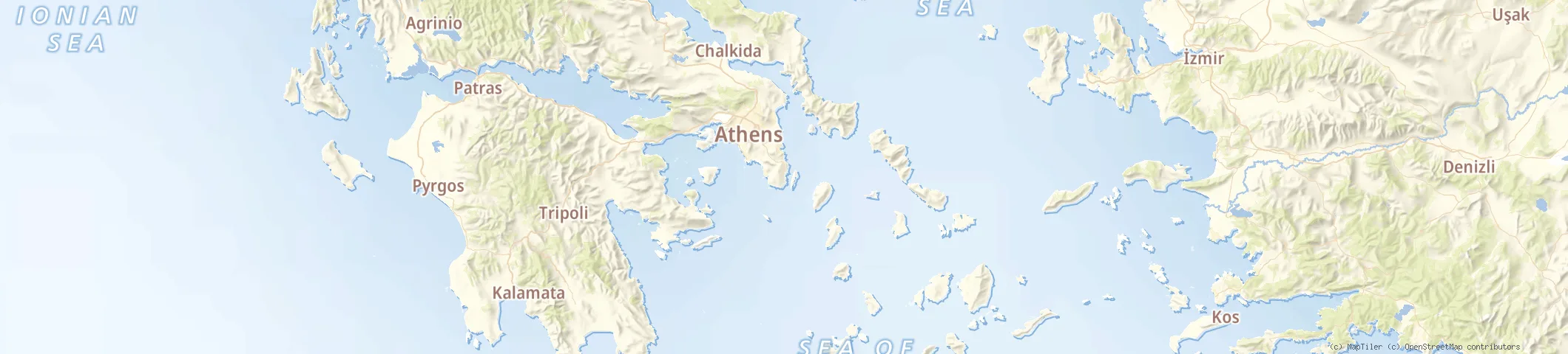 Map of Lavrion