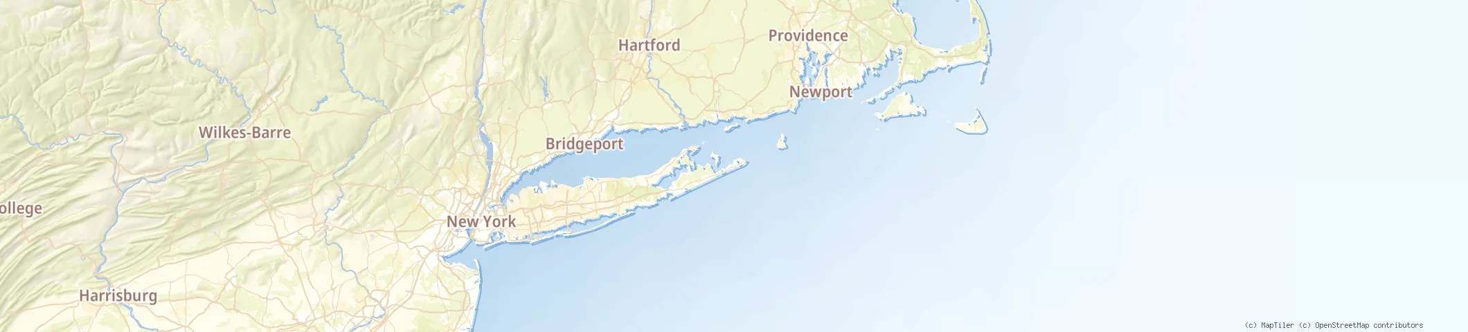 Map of Montauk, NY
