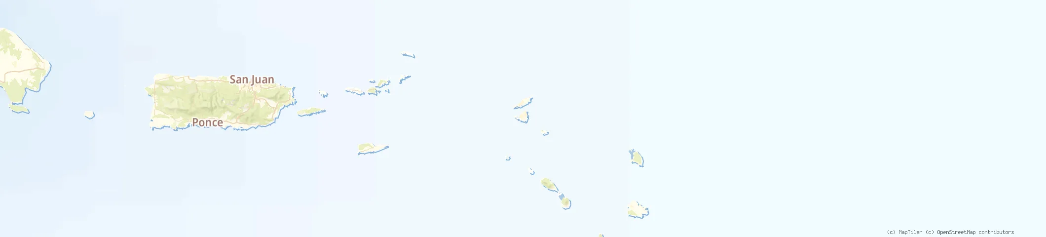 Map of Saint  Marten, West Indies