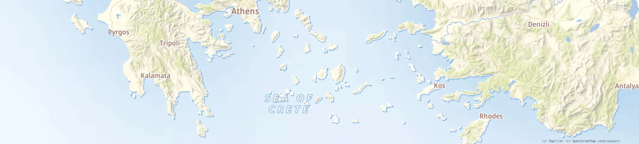 Map of Paros, Paroikia marina