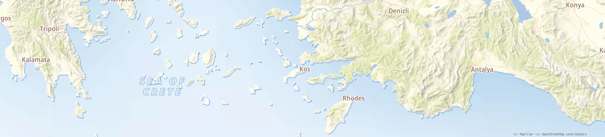 Map of Kos