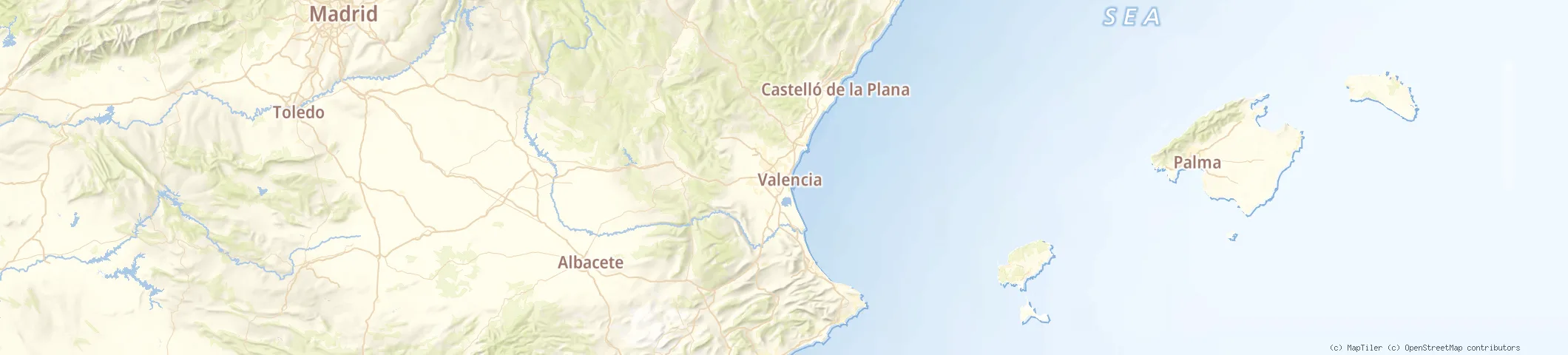 Map of Valencia