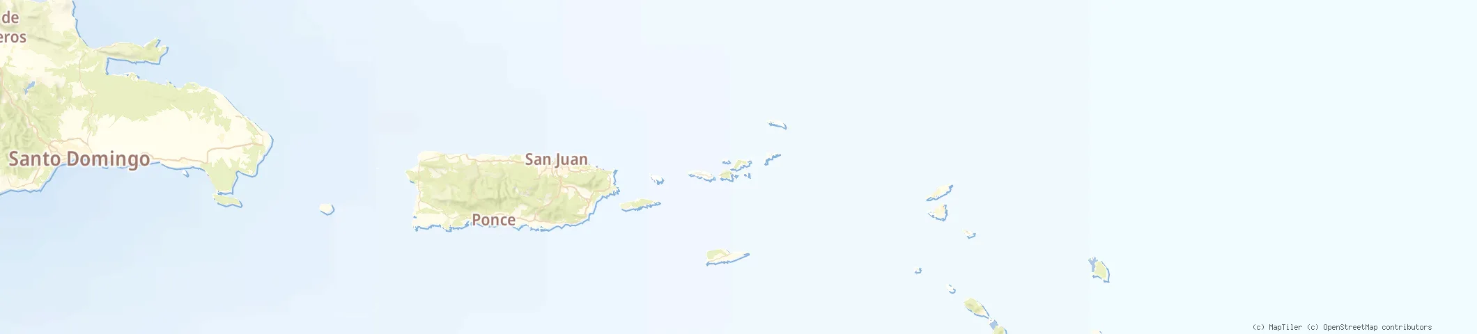 Map of Tortola - Hanna Bay