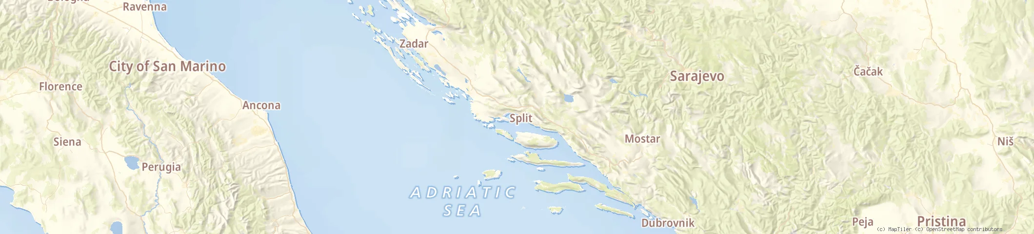 Map of Split