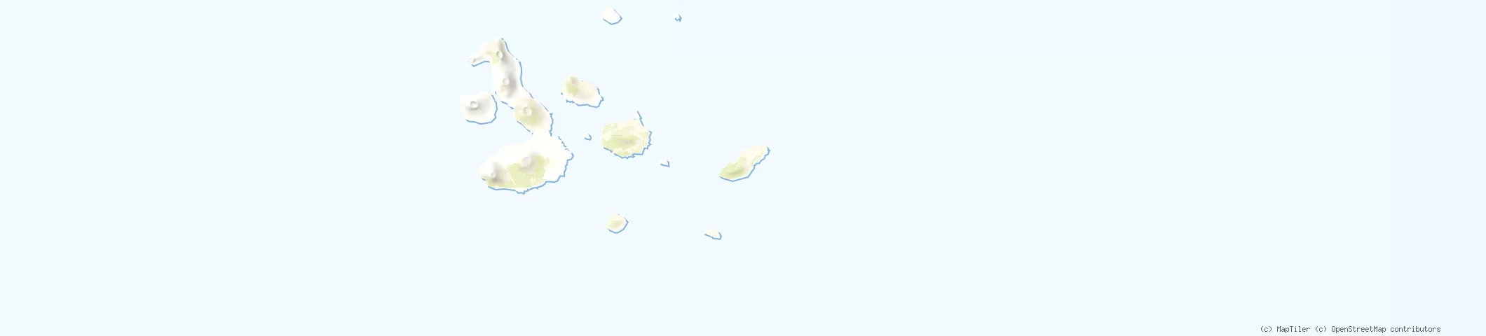 Map of San Cristobal Island