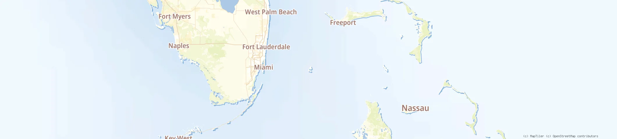 Map of Bimini, Bahamas