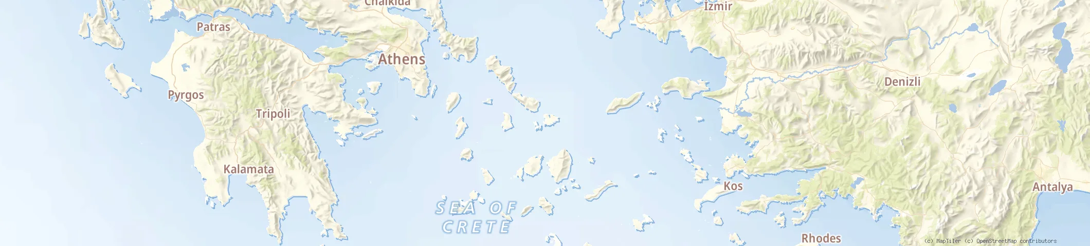 Map of ORNOS BAY MYKONOS