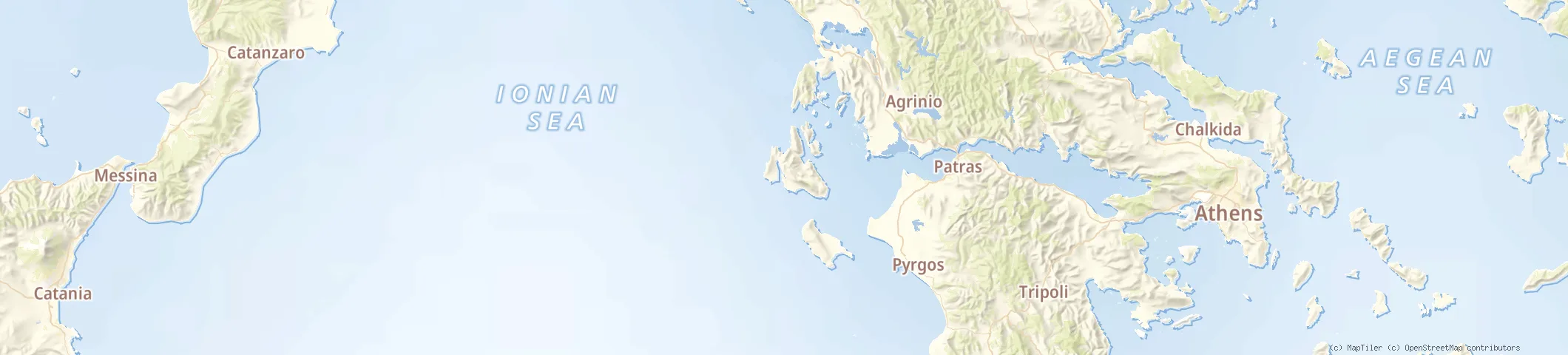 Map of Kefalonia, Greece