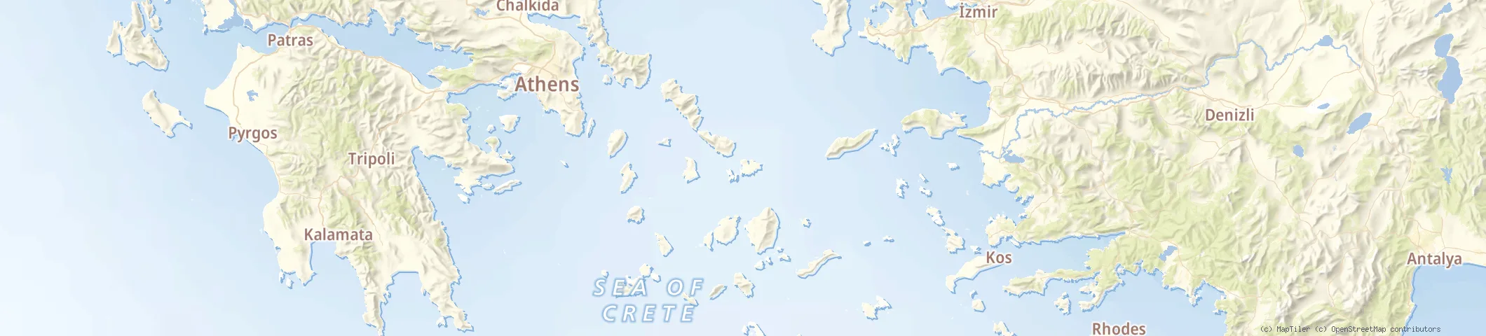 Map of Ornos Mykonos